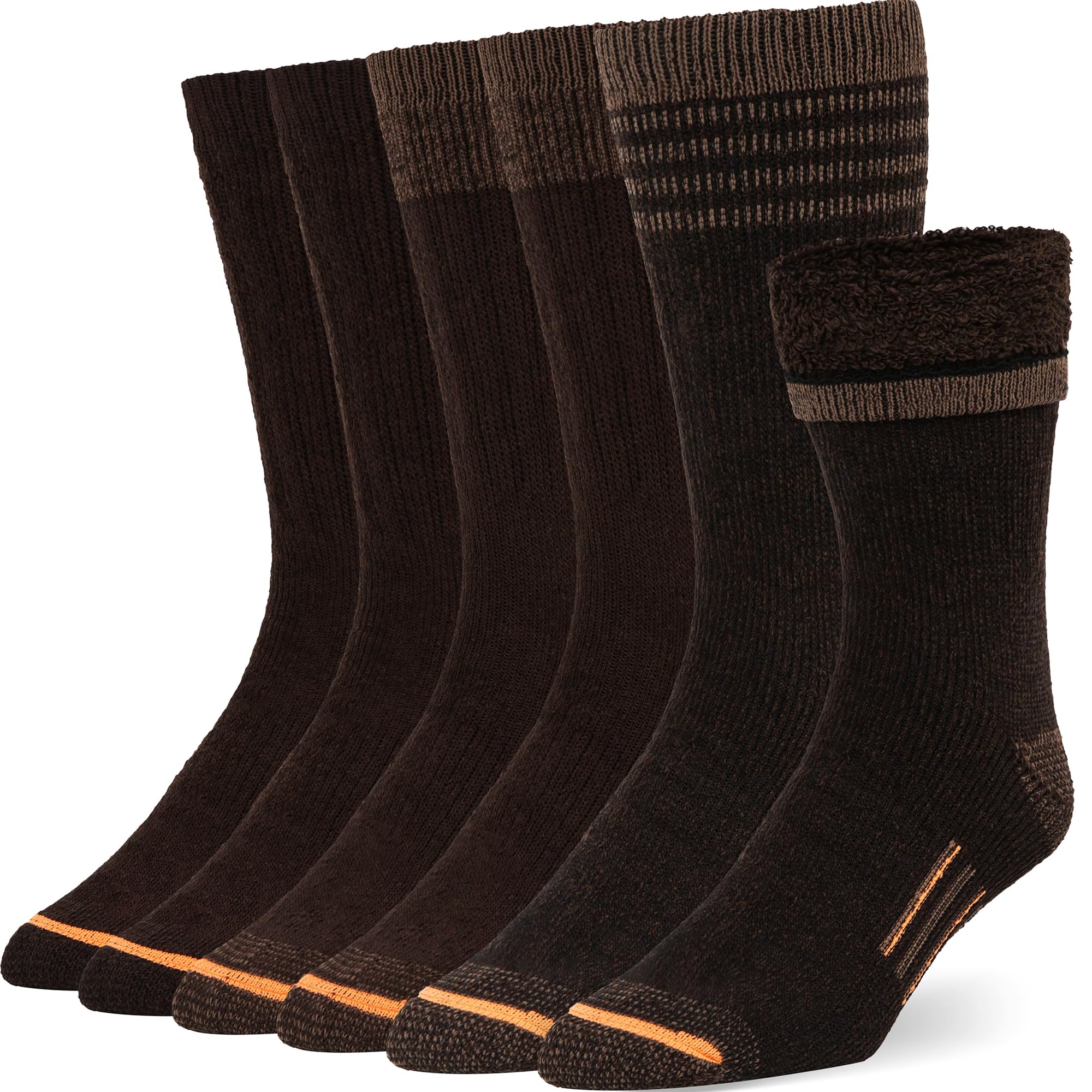 Alvada Merino Wool Hiking Socks Thermal Warm Crew Winter Boot Sock For Men & Women 3 Pairs