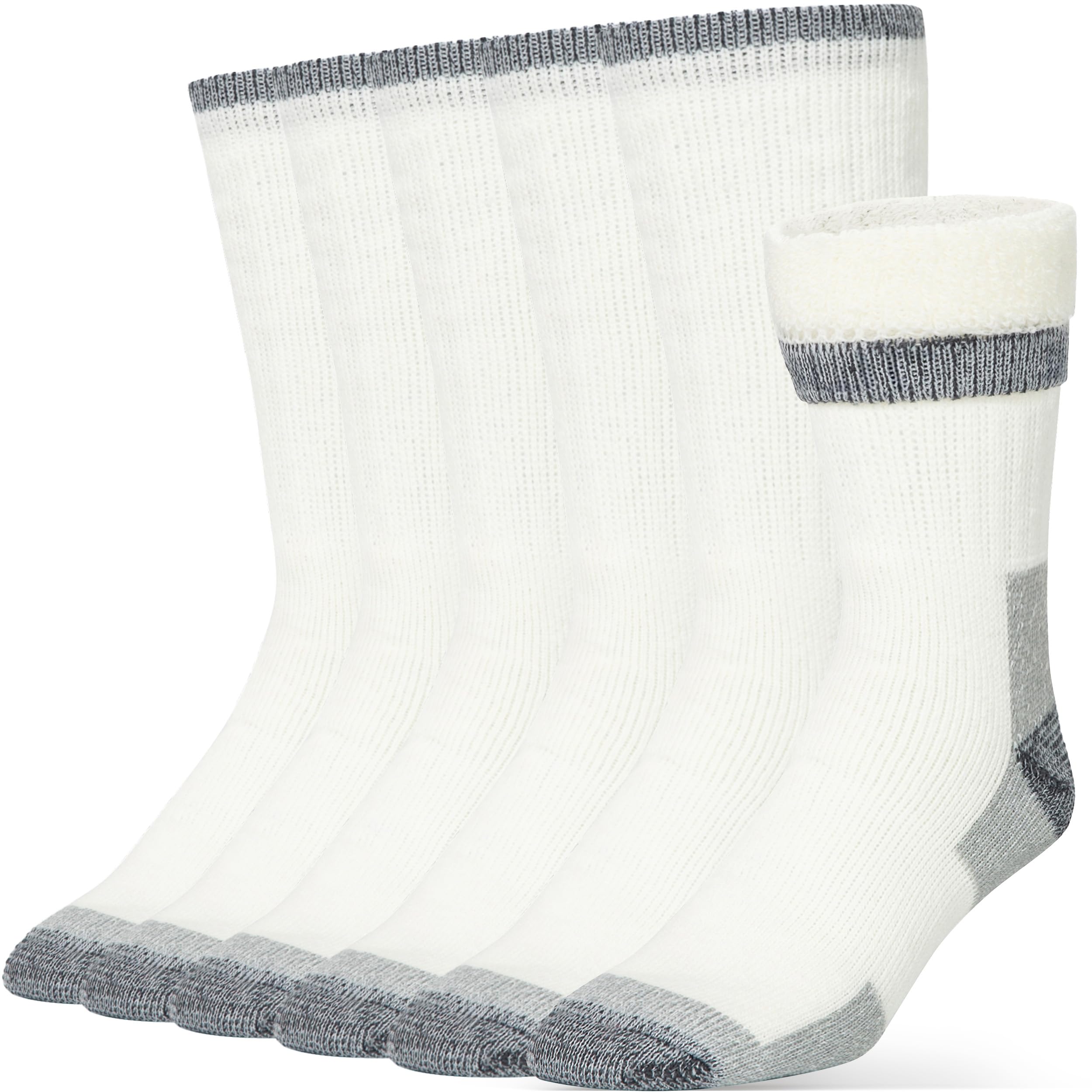 Alvada Merino Wool Hiking Socks Thermal Warm Crew Winter Boot Sock For Men & Women 3 Pairs