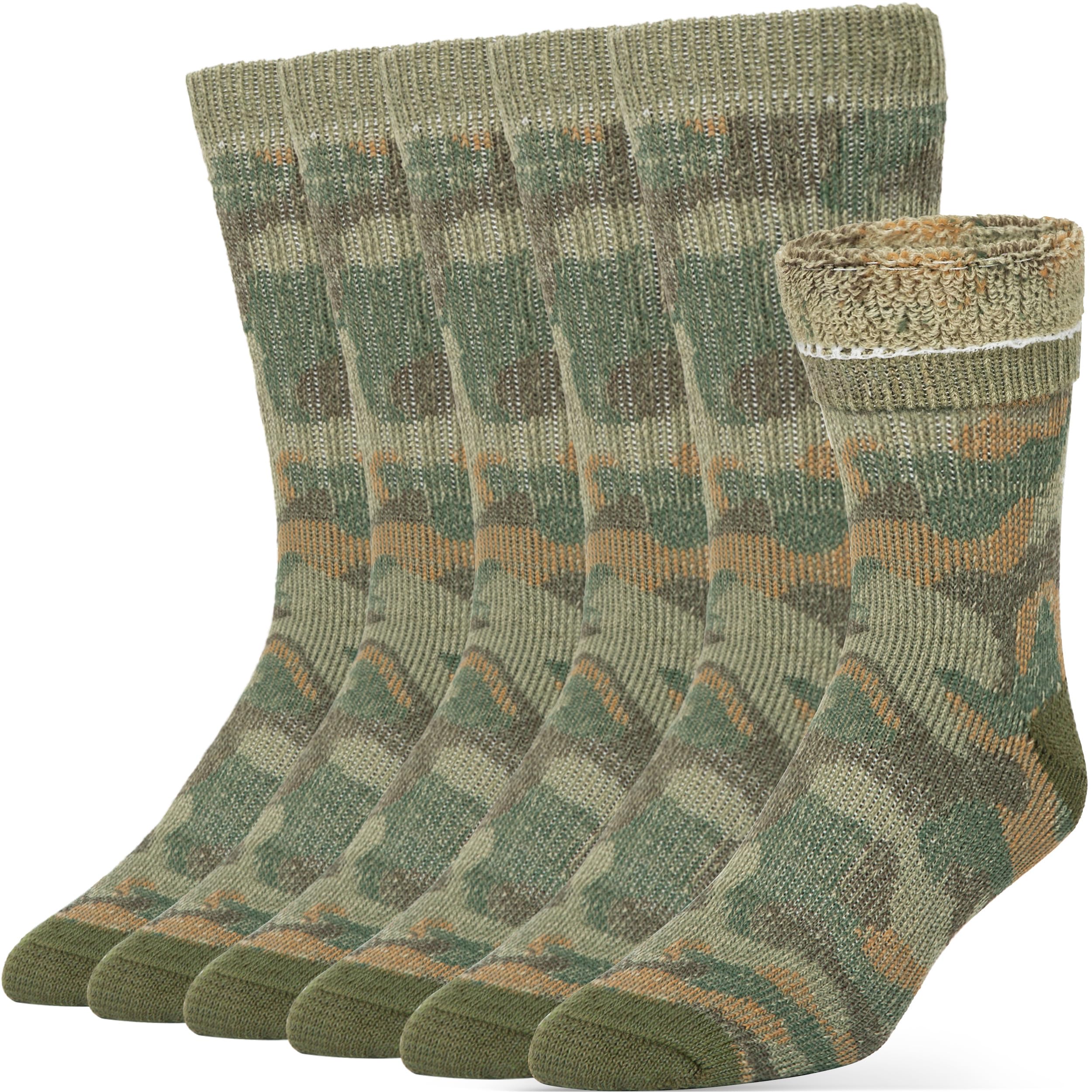 Alvada Merino Wool Hiking Socks Thermal Warm Crew Winter Boot Sock For Men & Women 3 Pairs